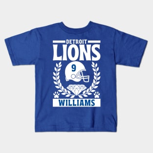 Detroit Lions Williams 9 American Football Kids T-Shirt